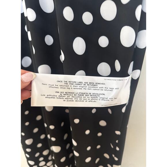 Tadashi Shoji - Elion Degreade Dot Gown Size 12 V Neck Formal Evening Designer - Picture 5 of 7